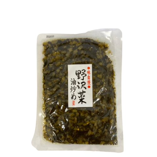 【そう菜】 味の百景 野沢菜油炒め 200g 野沢菜 長野県 飯綱町 みつどんマルシェ