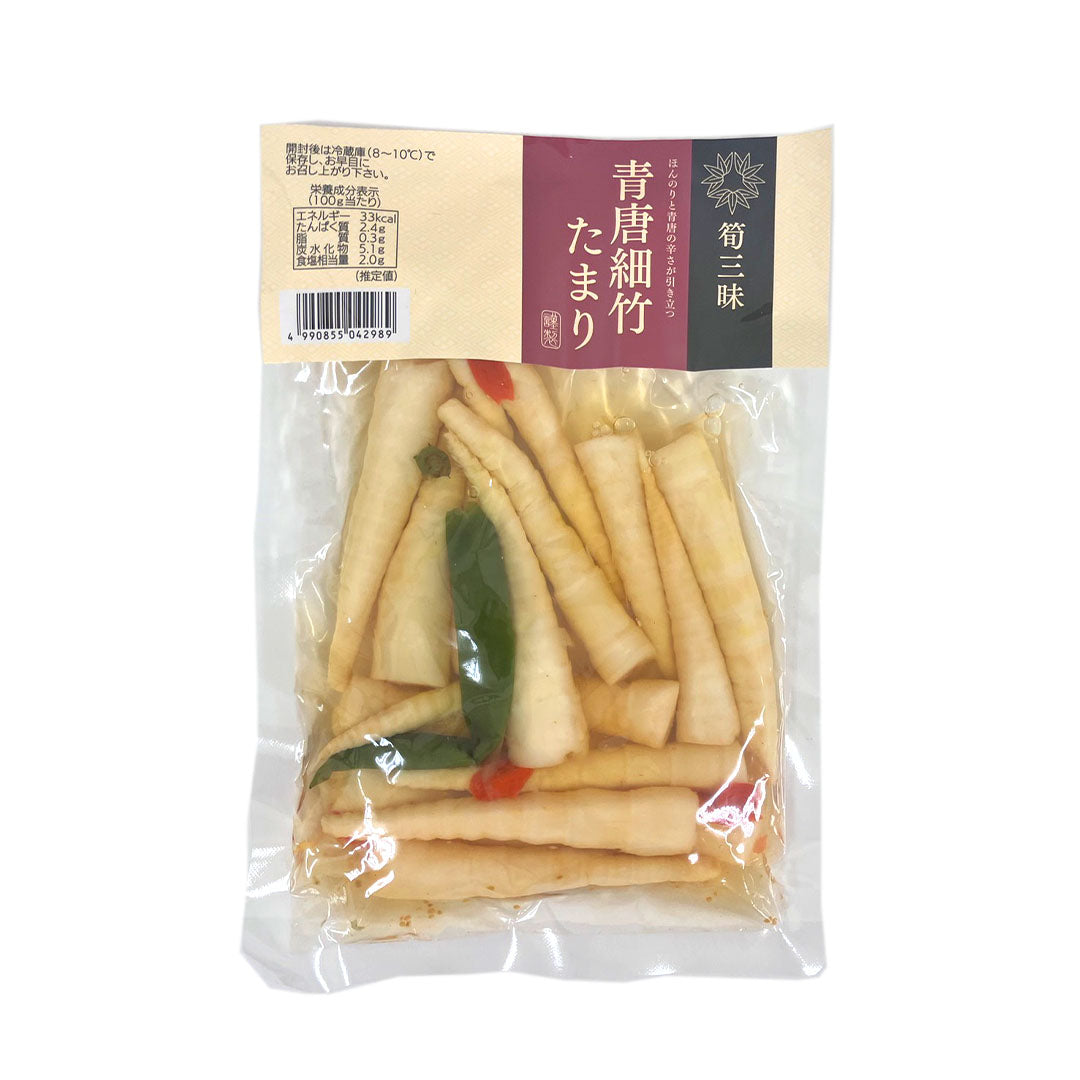 【青唐細竹たまり】 青唐細竹たまり 230g たまり漬け 漬物 長野県 飯綱町 みつどんマルシェ