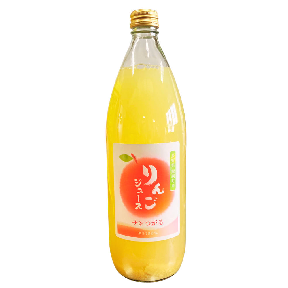▲ 【りんごジュース】サンつがる りんごジュース 1L 1本 りんご ジュース 長野県 飯綱町 みつどんマルシェ