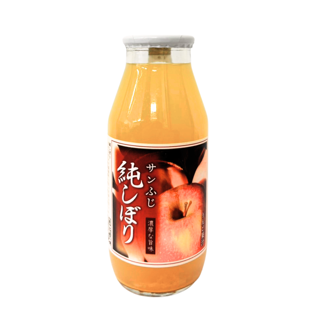 ● 【りんごジュース】 純しぼり サンふじ 180ml りんご オリジナル 長野県 飯綱町 みつどんマルシェ 国産 ギフト 果汁100% ジュース