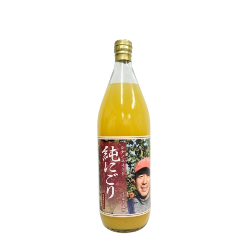 ● 【りんごジュース】 1L 純しぼり りんごジュース 1本 すりおろし 果肉 シナノスイート 長野県 飯綱町 みつどんマルシェ