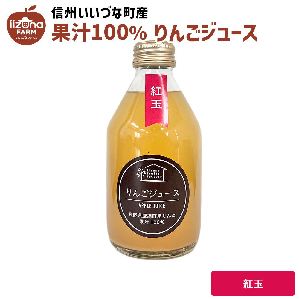 【りんごジュース】 紅玉 りんごジュース 250ml 1本 長野県 飯綱町 みつどんマルシェ