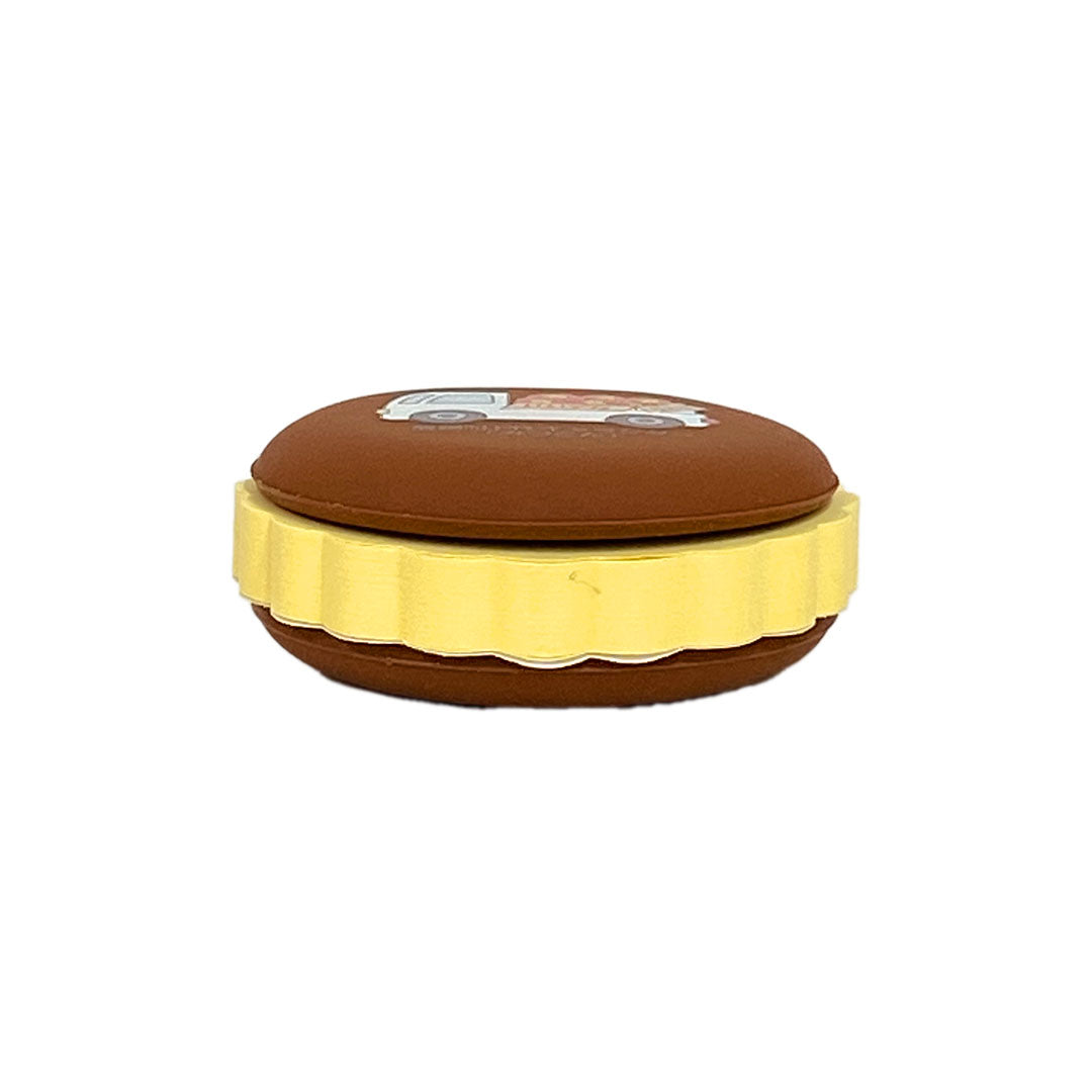 【マカロンふせん】 マカロンふせん 茶 みつどん 付箋 ふせん マカロン メモ帳 雑貨 文具 文房具 おしゃれ かわいい 長野県 飯綱町 みつどんマルシェ