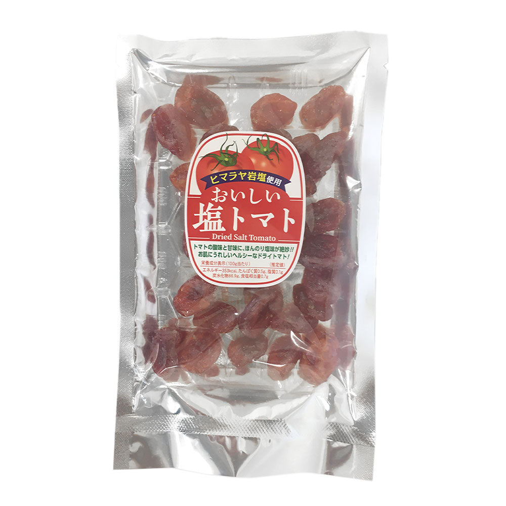 【菓子】おいしい塩トマト 100g トマト ドライトマト お菓子 長野県 飯綱町 みつどんマルシェ