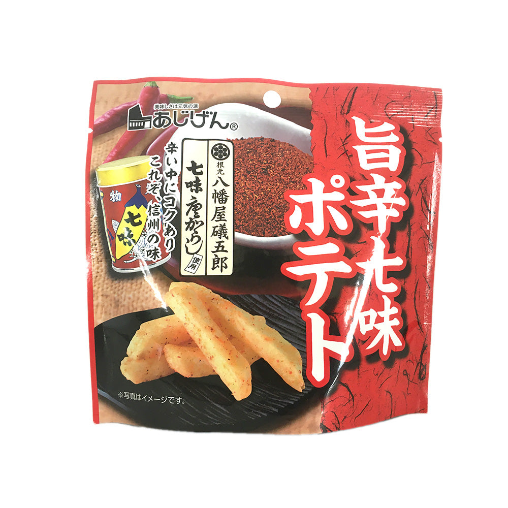 【菓子】 旨辛七味ポテト 50g じゃがいも菓子 お菓子 長野県 飯綱町 みつどんマルシェ