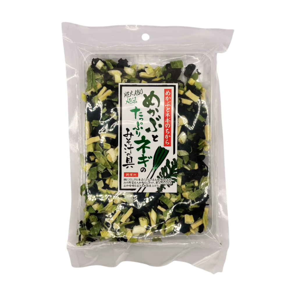 ■ 【めかぶとたっぷりネギのみそ汁の具】めかぶ ネギ みそ汁の具混合品 70g みそ汁の具 みそ汁 長野県 飯綱町 みつどんマルシェ