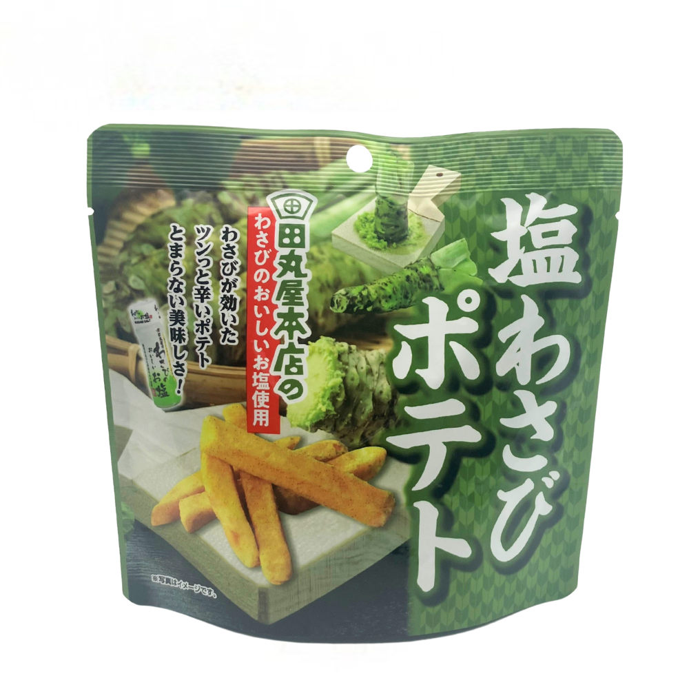 ■ 【菓子】塩わさびポテト 50g わさび ポテト 田丸屋本店 長野県 飯綱町 みつどんマルシェ