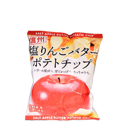 ■ 【菓子】 塩りんごバターポテトチップ 80g 塩りんご りんご バター ポテトチップ 長野県 信州 みつどんマルシェ