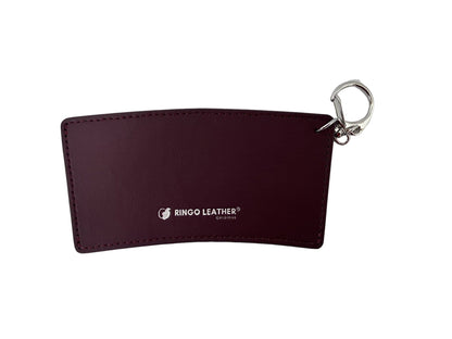 【カップスリーブ】 RINGOLEATHER® CUP SLEEVE カップスリーブ 赤 レッド カップ りんご レザー 長野県 飯綱町 みつどんマルシェ