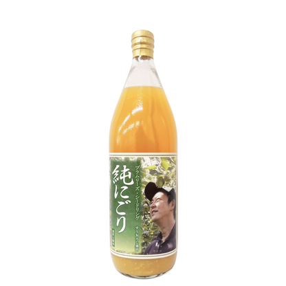 ● りんごジュース 純にごり ブラムリーズ・シードリング 1L 瓶 1本 すりおろし 果肉 オリジナル 長野県 飯綱町 みつどんマルシェ 信州 ストレート 国産 ギフト 林檎 ブラムリー リンゴ 長野県産 長野 果汁100% ジュース 1リットル