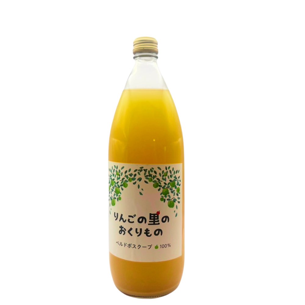 ▲【りんごジュース】 りんごの里のおくりもの ベルドボスクープ りんごジュース 1L 1本 りんご ジュース 長野県 飯綱町 みつどんマルシェ