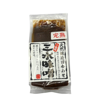 ■ 【三水味噌(十割みそ） 】800g 手作り味噌 長野県 飯綱町産  信州みそ 発酵食品 無添加 国産  みつどんマルシェ （クール便代別）