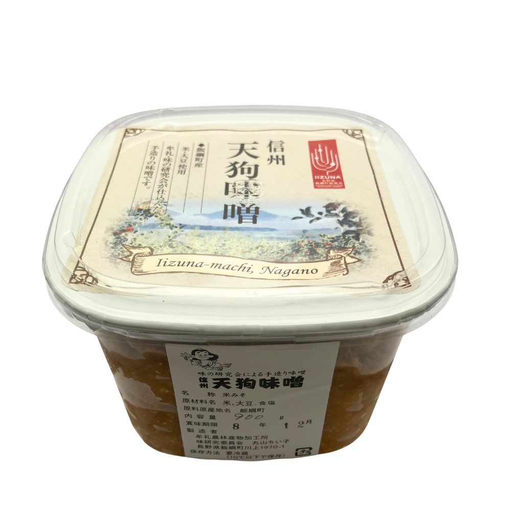 ■ 【天狗味噌 】900g 手作り味噌 長野県 飯綱町産  信州みそ 発酵食品 無添加 国産  みつどんマルシェ （クール便代別）