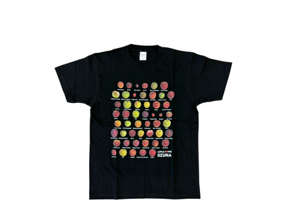 【洋服】 ご当地Tシャツ Lサイズ Tシャツ 半袖 黒 りんご トップス 長野県 飯綱町 みつどんマルシェ