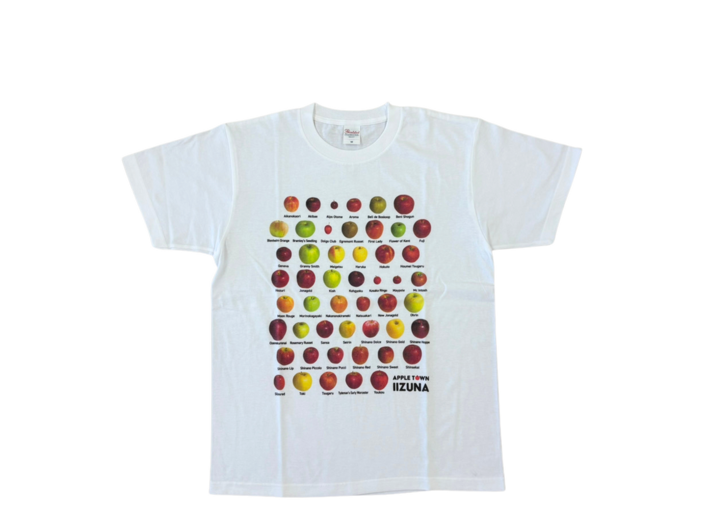 【洋服】 ご当地Tシャツ Sサイズ Tシャツ 半袖 白 りんご トップス 長野県 飯綱町 みつどんマルシェ