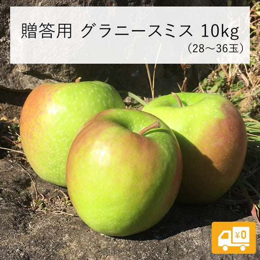 【りんご】 グラニースミス 10kg (28~36玉) 贈答用 長野県 飯綱町 みつどんマルシェ